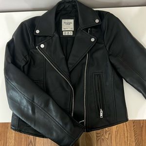 Vegan Leather Biker Jacket